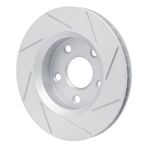 Jeep Wrangler Brake Rotor (1) - Front Left - DFC - Slotted Geoperformance Rotor - `07-`18