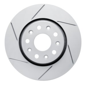 Jeep Wrangler Brake Rotor (1) - Front Left - DFC - Slotted Geoperformance - `18-`25