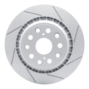 Lexus LS600h Brake Rotor (1) - Right Rear - DFC - Slotted Geoperformance - `07-`17
