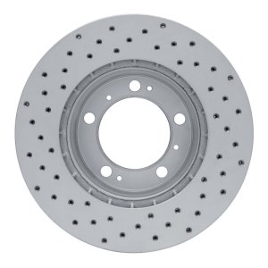 Porsche Boxster Brake Rotor (1) - Front Right - DFC - Drilled Geoperformance - `97-`04