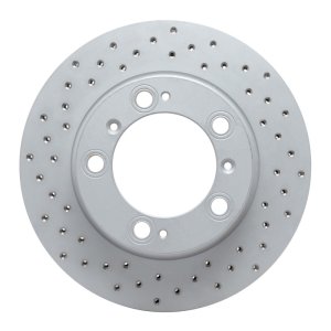 Porsche Boxster Brake Rotor (1) - Rear Left - DFC - Drilled Geoperformance - `97-`04