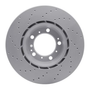 Porsche 911 Brake Rotor (1) - Rear - DFC - Drilled Geoperformance - `99-`23