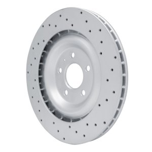 Porsche Macan Brake Rotor (1) - Rear Left - DFC - Drilled Geoperformance - `15-`18