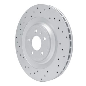 Porsche Macan Brake Rotor (1) - Rear Left - DFC - Drilled Geoperformance - `15-`18