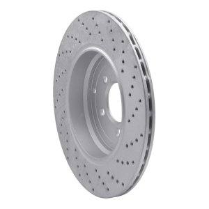 Land Rover Range Rover Sport Brake Rotor (1) - Rear Left - DFC - Drilled Geoperf - `10-`13