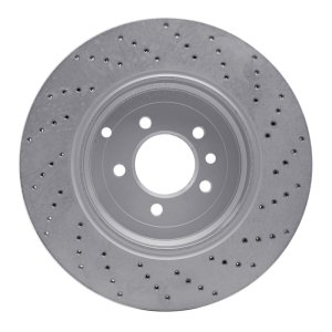 Land Rover Range Rover Sport Brake Rotor (1) - Rear Left - DFC - Drilled Geoperf - `10-`13