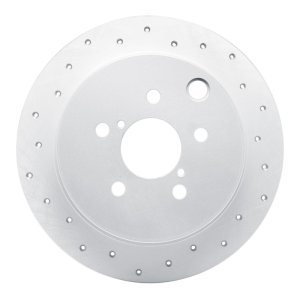Subaru Crosstrek Brake Rotor (1) - Rear Left - DFC - Drilled Geoperformance - `12-`23