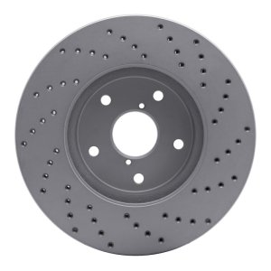 Subaru Legacy Brake Rotor (1) - Front Left - DFC - Geoperf Drilled - `15-`19