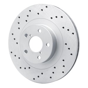 Toyota GR86 Brake Rotor (1) - Front Left - DFC - Drilled Geoperformance - `22-`25