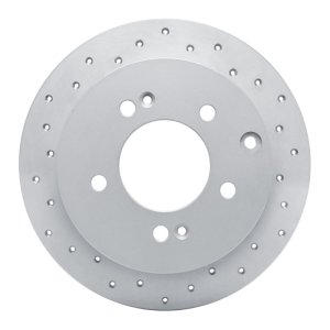 Kia Forte Brake Rotor (1) - Rear Left - DFC - Drilled Geoperformance - `10-`13