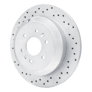 Kia Borrego Brake Rotor (1) - Rear Left - DFC - Drilled Geoperformance - `09-`10