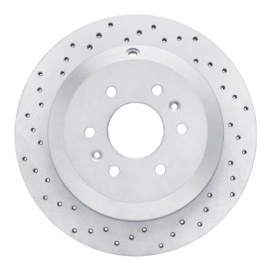 Kia Borrego Brake Rotor (1) - Rear Left - DFC - Drilled Geoperformance - `09-`10