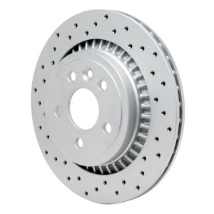 Volvo XC60 Brake Rotor (1) - Rear Left - DFC - Drilled Geoperformance - `10-`17