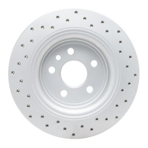 Volvo XC60 Brake Rotor (1) - Rear Left - DFC - Drilled Geoperformance - `10-`17