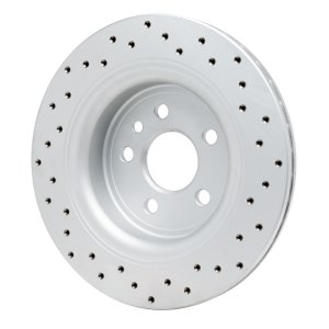 Volvo XC60 Brake Rotor (1) - Rear Left - DFC - Drilled Geoperformance - `10-`17