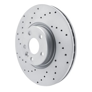 Volvo XC60 Brake Rotor (1) - Front Left - DFC - Geoperformance, Drilled - `16-`17