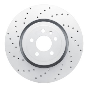 Dodge Charger Brake Rotor (1) - Front Left - DFC - Geoperf Drilled - `14-`23