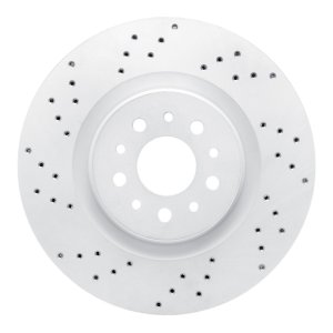 Ram Promaster City Brake Rotor (1) - Front Left - DFC - Drilled Geoperformance - `15-`22