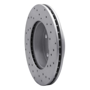 Jeep Grand Cherokee Brake Rotor (1) - Front Left - DFC - Drilled Geoperformance - `99-`04