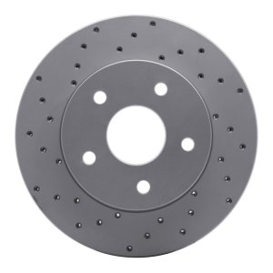 Jeep Grand Cherokee Brake Rotor (1) - Front Left - DFC - Drilled Geoperformance - `99-`04
