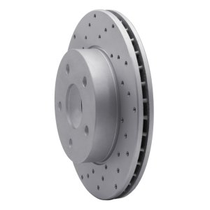 Jeep Grand Cherokee Brake Rotor (1) - Front Left - DFC - Drilled Geoperformance - `99-`04