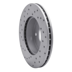 Jeep Grand Cherokee Brake Rotor (1) - Front Right - DFC - Drilled Geoperformance - `99-`04