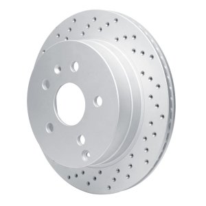 Chevrolet Equinox Brake Rotor (1) - Rear Left - DFC - Drilled Geoperformance - `10-`17 Chevrolet Equinox Brake Rotor (1) - Rear Left - DFC - Drilled Geoperformance - `10-`17
