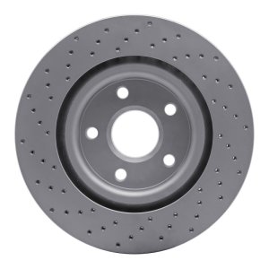 Pontiac G8 Brake Rotor (1) - Front Left - DFC - Geoperformance Rotors - Drilled - `08-`09