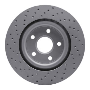 Pontiac G8 Brake Rotor (1) - Front Right - DFC - Drilled Geoperformance - `08-`09