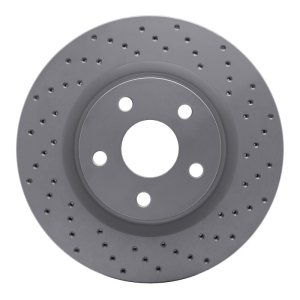 Pontiac G8 Brake Rotor (1) - Front Right - DFC - Drilled Geoperformance - `08-`09