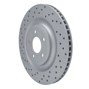 Ford Police Interceptor Utility Brake Rotor (1) - Rear Left - DFC - Geoperf Drilled - `20-`26 Ford Police Interceptor Utility Brake Rotor (1) - Rear Left - DFC - Geoperf Drilled - `20-`26