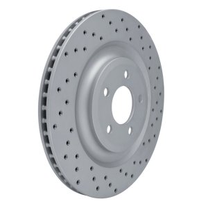 Ford Police Interceptor Utility Brake Rotor (1) - Rear Right - DFC - Drilled Geoperformance - `20-`26