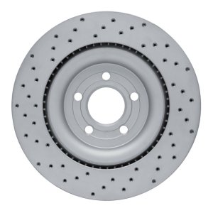 Ford Police Interceptor Utility Brake Rotor (1) - Rear Right - DFC - Drilled Geoperformance - `20-`26