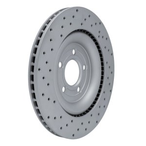 Ford Police Interceptor Utility Brake Rotor (1) - Rear Right - DFC - Drilled Geoperformance - `20-`26