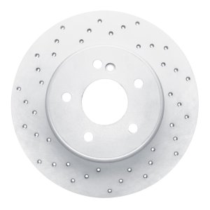 Mercedes-Benz SLK280 Brake Rotor (1) - Rear Left - DFC - Drilled Geoperformance - `94-`11