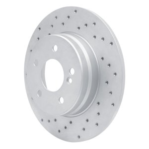 Mercedes-Benz SLK280 Brake Rotor (1) - Rear Left - DFC - Drilled Geoperformance - `94-`11