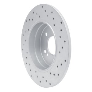 Mercedes-Benz SLK280 Brake Rotor (1) - Rear Left - DFC - Drilled Geoperformance - `94-`11