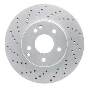 Mercedes-Benz E300 Brake Rotor (1) - Front Left - DFC - Drilled Geoperformance - `96-`15