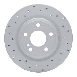 Mercedes-Benz Slk300 Brake Rotor (1) - Rear Left - DFC - Geoperformance Drilled - `12-`20