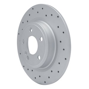 Mercedes-Benz Slk300 Brake Rotor (1) - Rear Left - DFC - Geoperformance Drilled - `12-`20