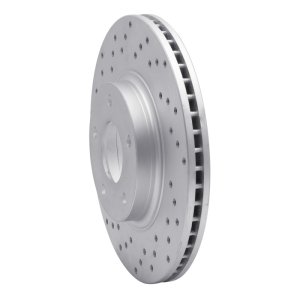 Infiniti I35 Brake Rotor (1) - Front Left - DFC - Drilled Geoperformance - `02-`06