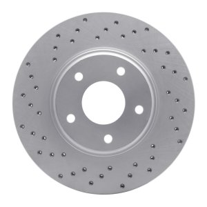 Infiniti I35 Brake Rotor (1) - Front Left - DFC - Drilled Geoperformance - `02-`06