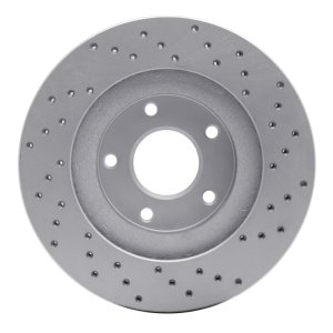 Infiniti I35 Brake Rotor (1) - Front Left - DFC - Drilled Geoperformance - `02-`06