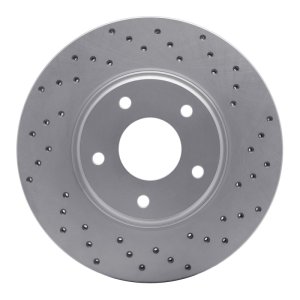 Infiniti I35 Brake Rotor (1) - Front Right - DFC - Drilled Geoperformance - `02-`06