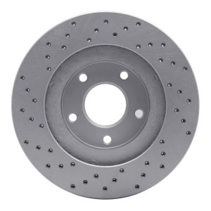 Infiniti I35 Brake Rotor (1) - Front Right - DFC - Drilled Geoperformance - `02-`06