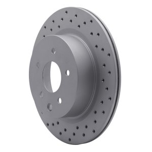 Infiniti G35 Brake Rotor (1) - Rear Left - DFC - Drilled Geoperformance - `05-`25
