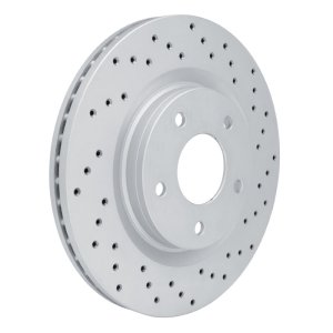 Nissan Sentra Brake Rotor (1) - Front Right - DFC - Drilled Geoperformance - `11-`19