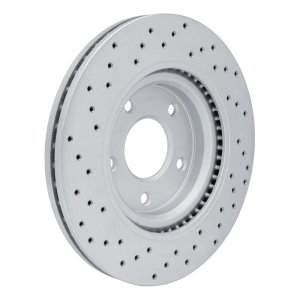 Nissan Sentra Brake Rotor (1) - Front Right - DFC - Drilled Geoperformance - `11-`19