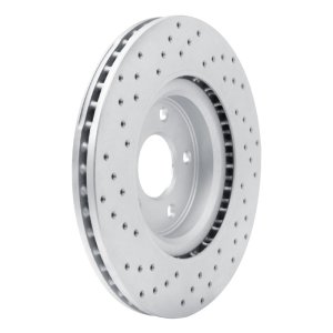 Infiniti Q60 Brake Rotor (1) - Front Left - DFC - Drilled Geoperformance - `13-`25