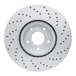 Infiniti G37 Brake Rotor (1) - Front Left - DFC - Geoperformance Drilled - `07-`15